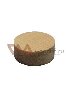 картинка Пробка деревянная d - 20 мм Лиственница (15 шт)