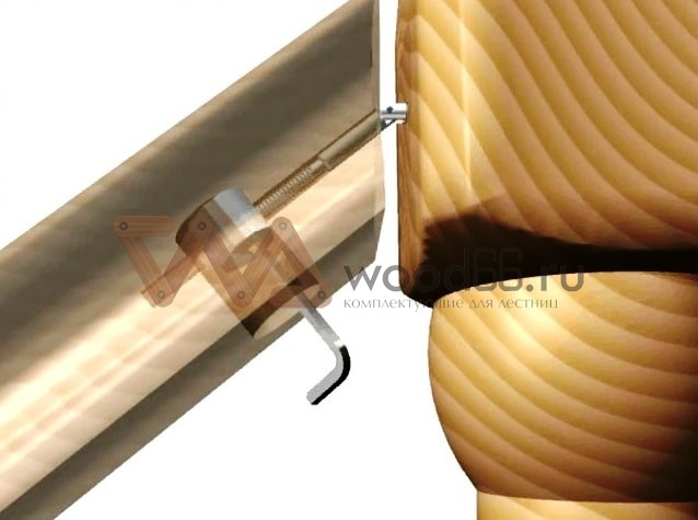 картинка Zipbolt 11.550 стяжка для перил и поручней