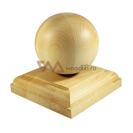картинка Шар деревянный Берёза d 78 мм
