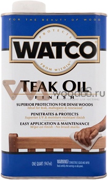 картинка Масло защитное тиковое WATCO Teak Oil