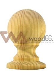 картинка Шар деревянный Сосна d 80 мм