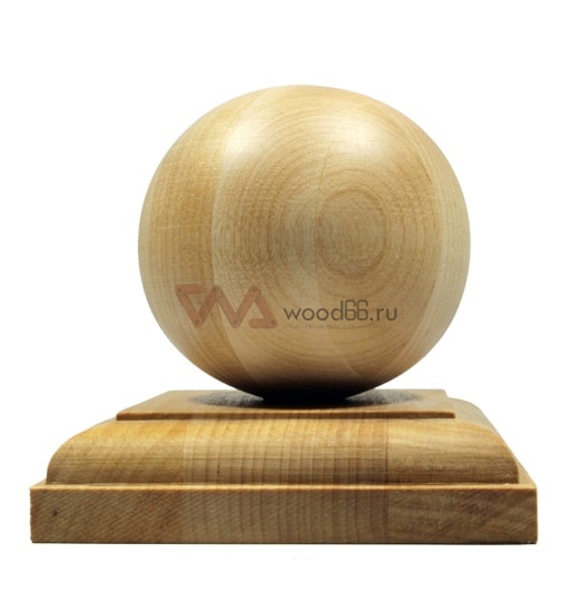 картинка Шар деревянный Берёза d 78 мм